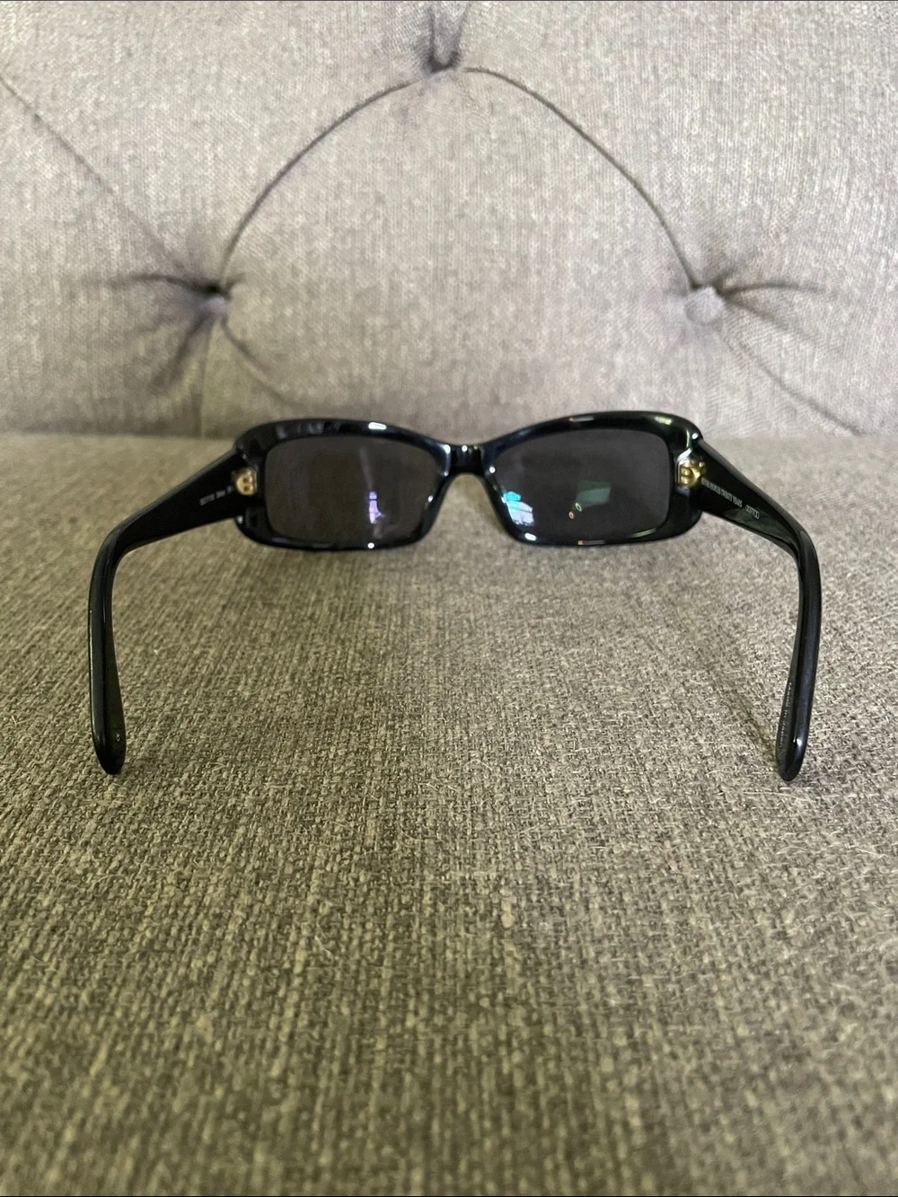 OLIVER PEOPLES DARCEY BK POLISHED BLACK SUNGLASSES 130 55 - 17 VINTAGE